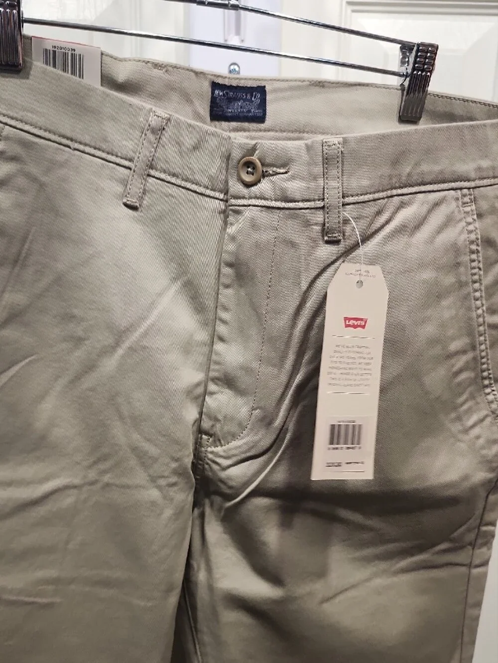 Levi's Men's Light Khaki Straight Chinos 33x30